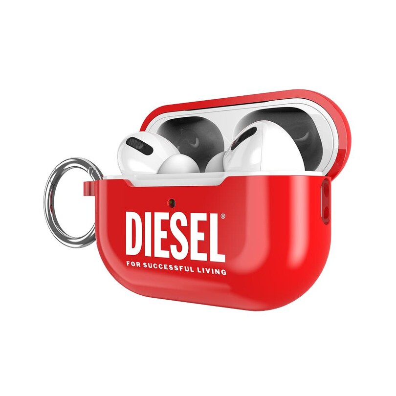 Diesel AirPods Pro / Pro 2 için Biscotto Kılıf - Kırmızı - Thumbnail