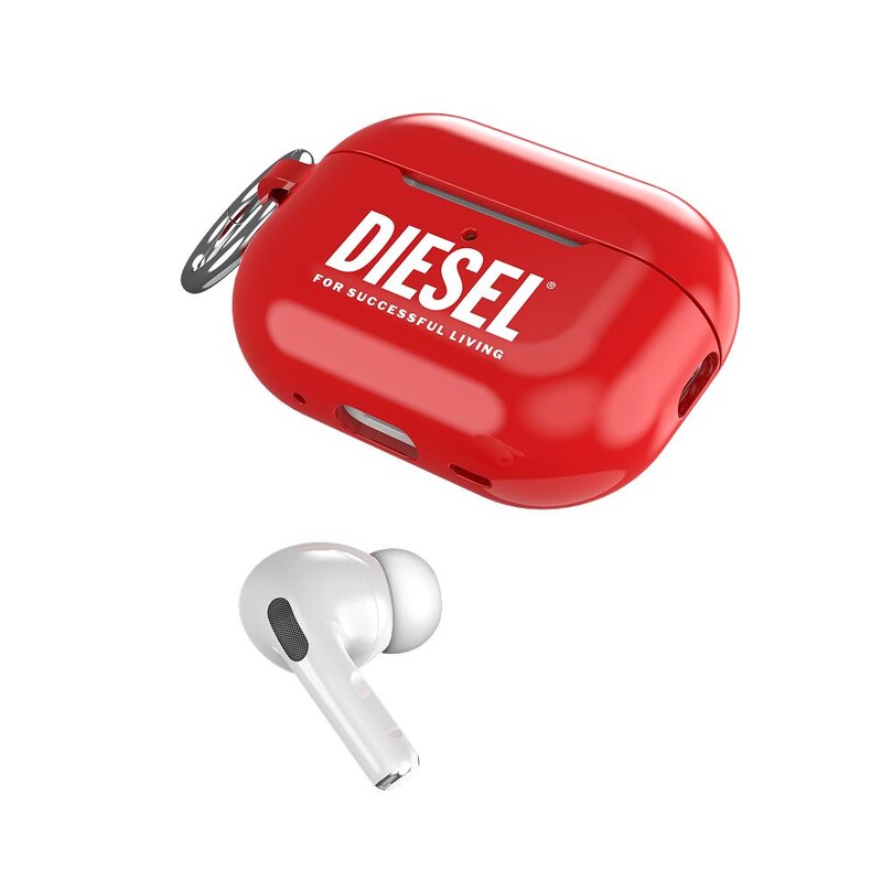 Diesel AirPods Pro / Pro 2 için Biscotto Kılıf - Kırmızı - Thumbnail