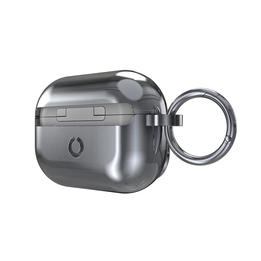 Diesel AirPods Pro / Pro 2 için Parlak Kılıf - Gümüş