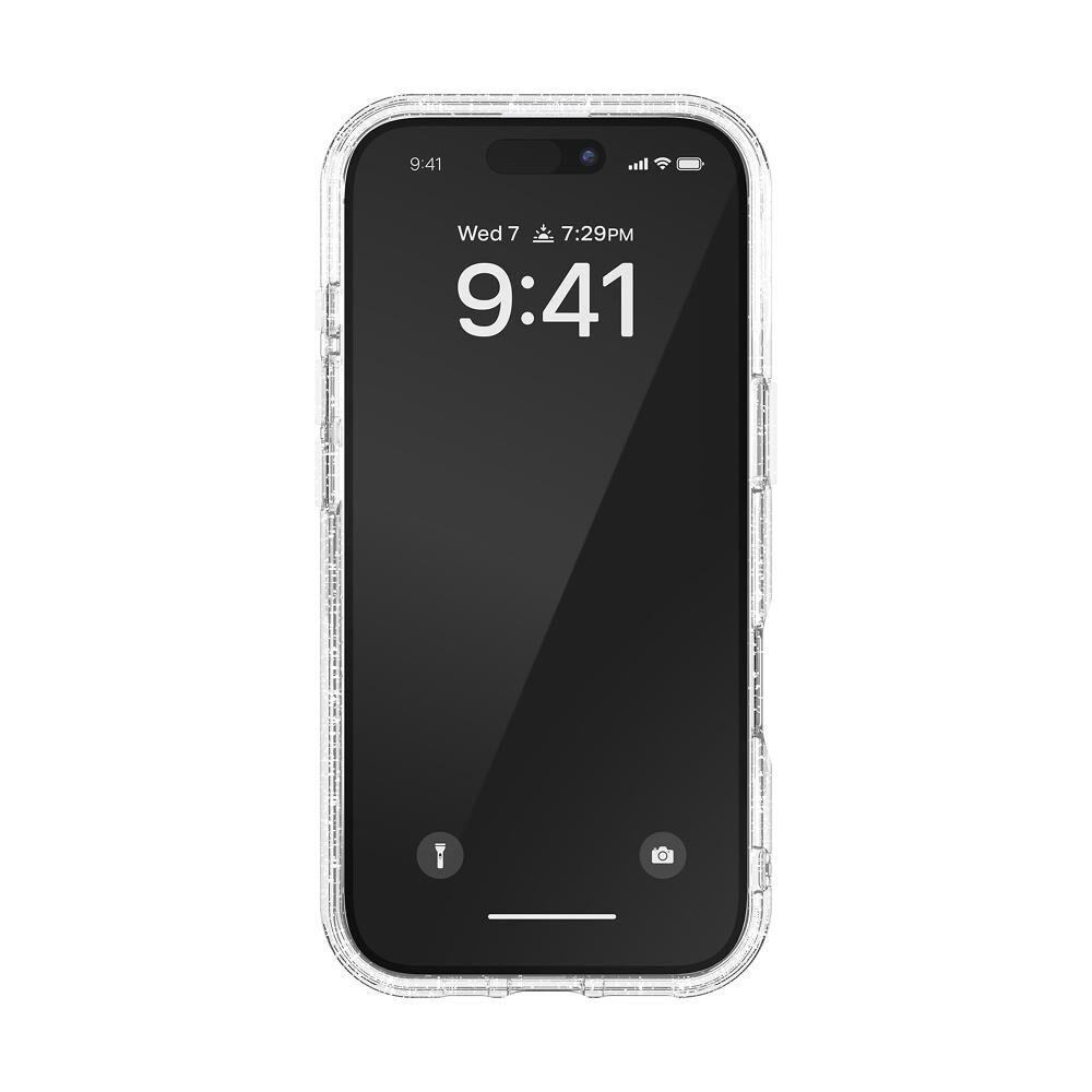 Diesel iPhone 16 Pro Uyumlu Oval D Simli Kılıf - Siyah