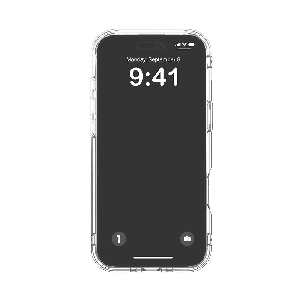 Diesel iPhone 17 Air Uyumlu Magsafe Destekli Oval D Metalik Kılıf - Siyah