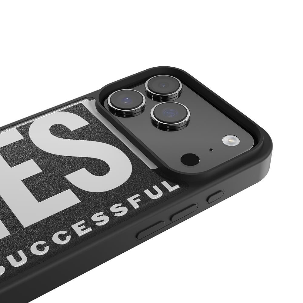 Diesel iPhone 17 Pro Magsafe Destekli Core Kalıplı Kılıf - Siyah/Beyaz