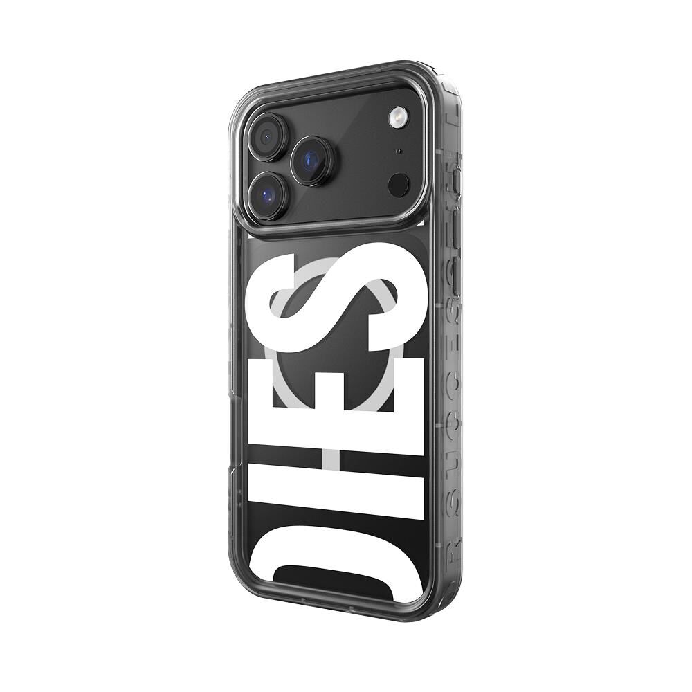 Diesel iPhone 17 Pro Max Uyumlu Magsafe Destekli Biscotto Bumper Kılıf - Siyah