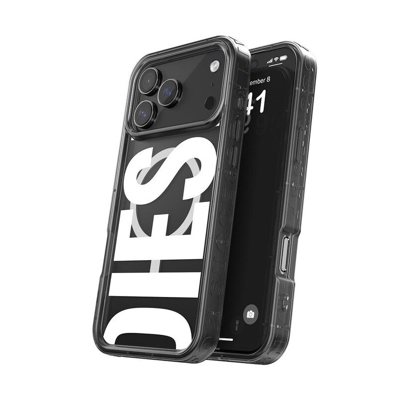 Diesel iPhone 17 Pro Max Uyumlu Magsafe Destekli Biscotto Bumper Kılıf - Siyah - Thumbnail