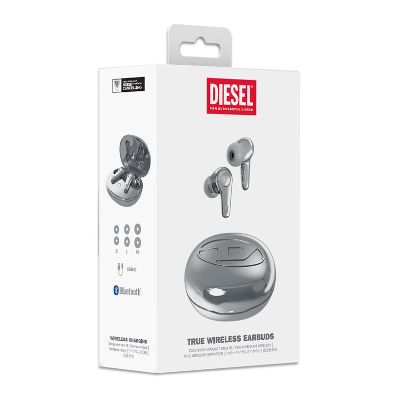 Diesel True Wireless Kablosuz Kulaklık Parlak - Gümüş - Thumbnail