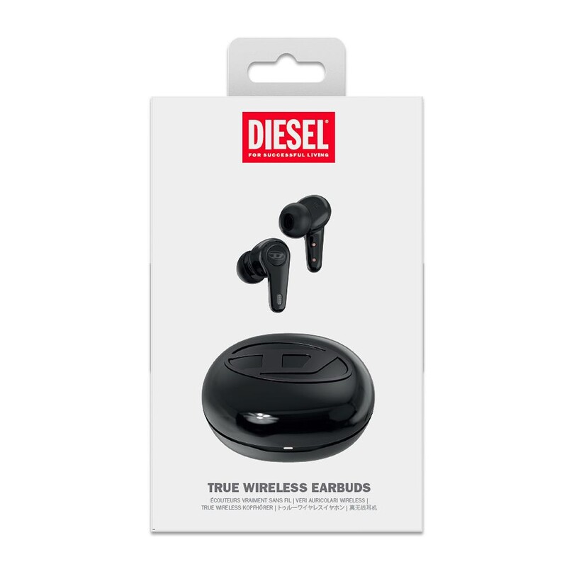 Diesel True Wireless Kablosuz Kulaklık Parlak - Siyah - Thumbnail