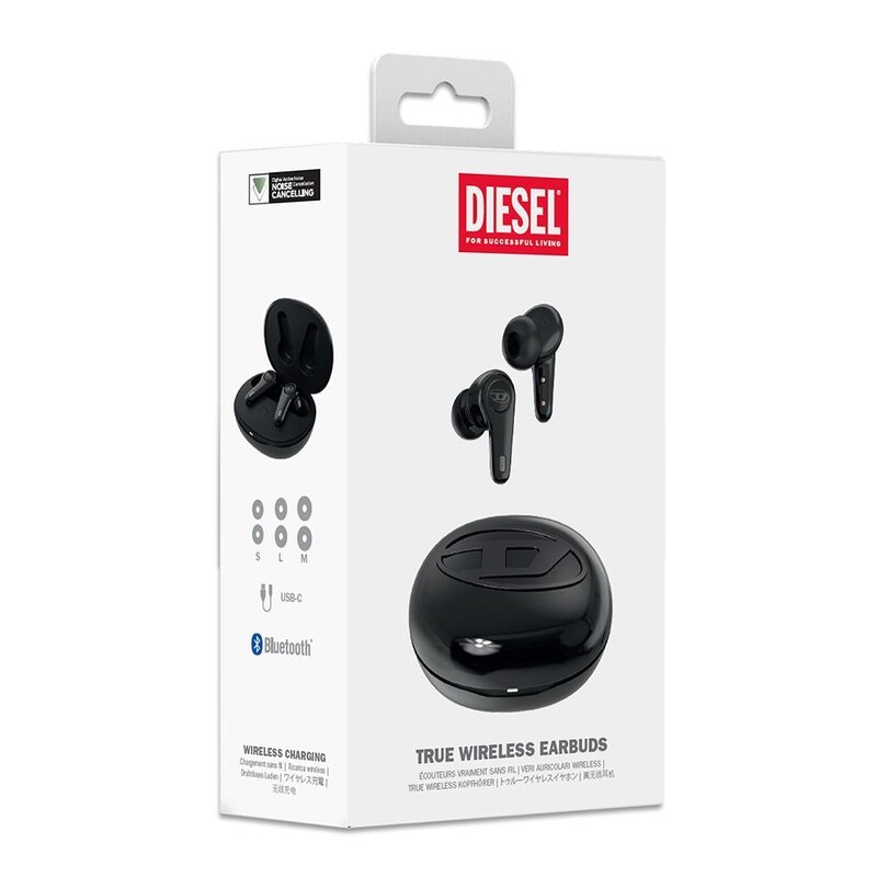 Diesel True Wireless Kablosuz Kulaklık Parlak - Siyah - Thumbnail