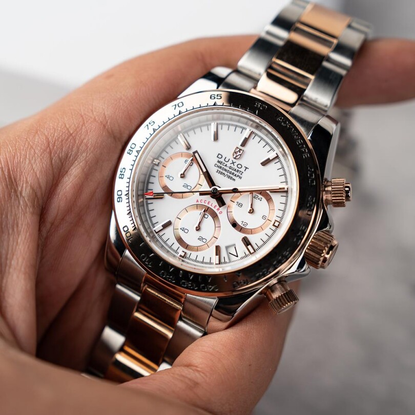 ACCELERO CHRONOGRAPH DX-2065-77 (Seiko VK63 Mekanizmalı) Erkek Kol Saati - 3