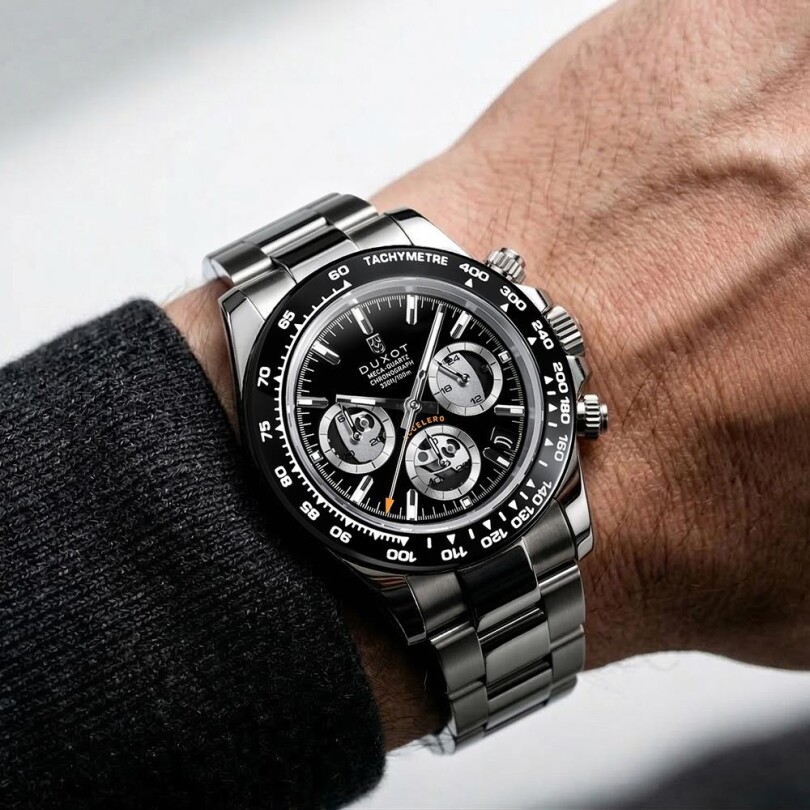 ACCELERO CHRONOGRAPH COMPAX SKELETON EDITION DX-2065-CC (Seiko VK63 Mekanizmalı) Erkek Kol Saati - 3