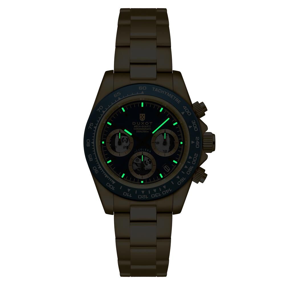 ACCELERO CHRONOGRAPH COMPAX SKELETON EDITION DX-2065-EE (Seiko VK63 Mekanizmalı) Erkek Kol Saati - 2