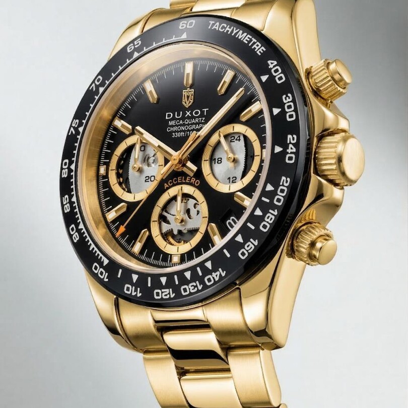ACCELERO CHRONOGRAPH COMPAX SKELETON EDITION DX-2065-EE (Seiko VK63 Mekanizmalı) Erkek Kol Saati - 4