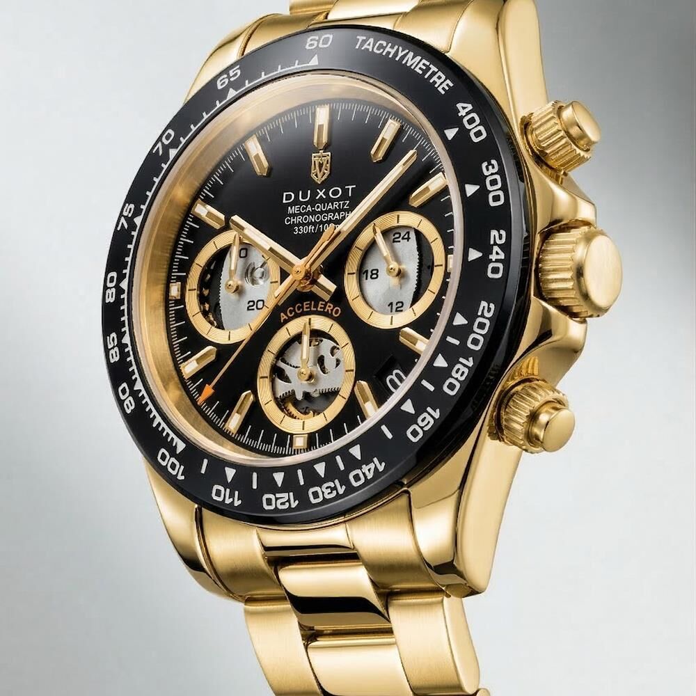 ACCELERO CHRONOGRAPH COMPAX SKELETON EDITION DX-2065-EE (Seiko VK63 Mekanizmalı) Erkek Kol Saati - 4