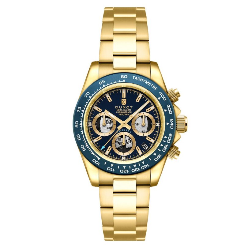 ACCELERO CHRONOGRAPH COMPAX SKELETON EDITION DX-2065-FF (Seiko VK63 Mekanizmalı) Erkek Kol Saati 