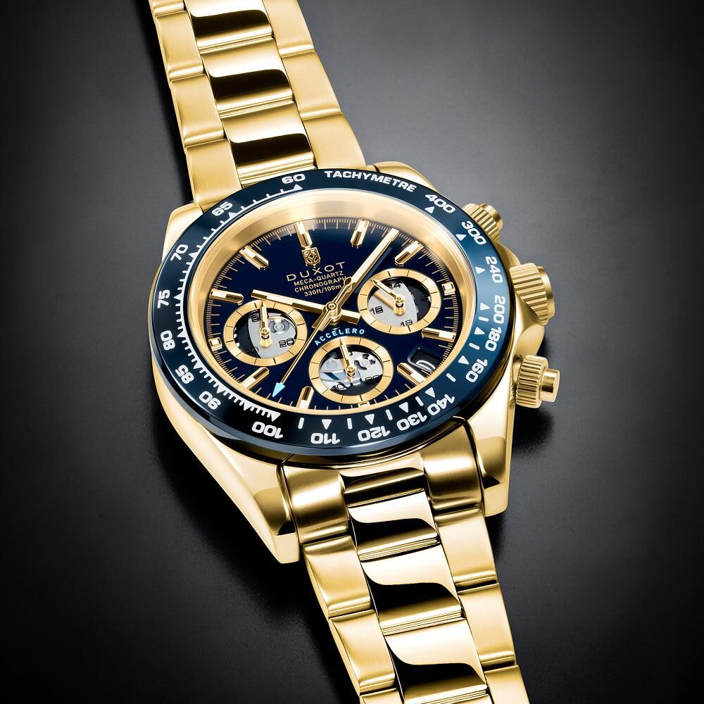 ACCELERO CHRONOGRAPH COMPAX SKELETON EDITION DX-2065-FF (Seiko VK63 Mekanizmalı) Erkek Kol Saati - 3