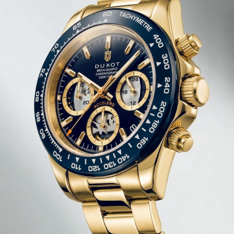 ACCELERO CHRONOGRAPH COMPAX SKELETON EDITION DX-2065-FF (Seiko VK63 Mekanizmalı) Erkek Kol Saati - 4