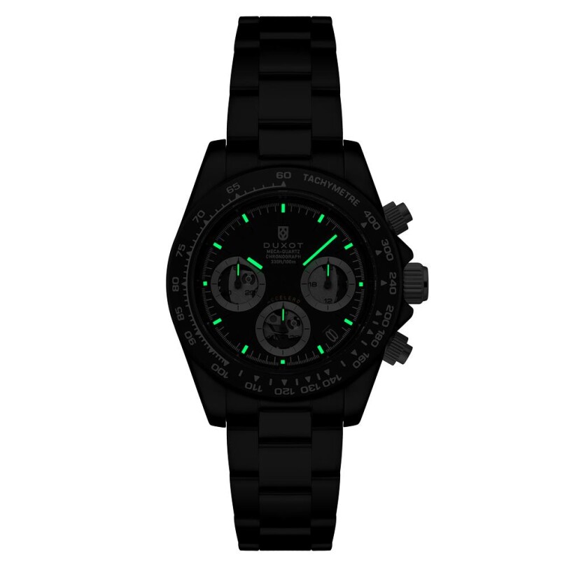 ACCELERO CHRONOGRAPH COMPAX SKELETON EDITION DX-2065-GG (Seiko VK63 Mekanizmalı) Erkek Kol Saati - 2