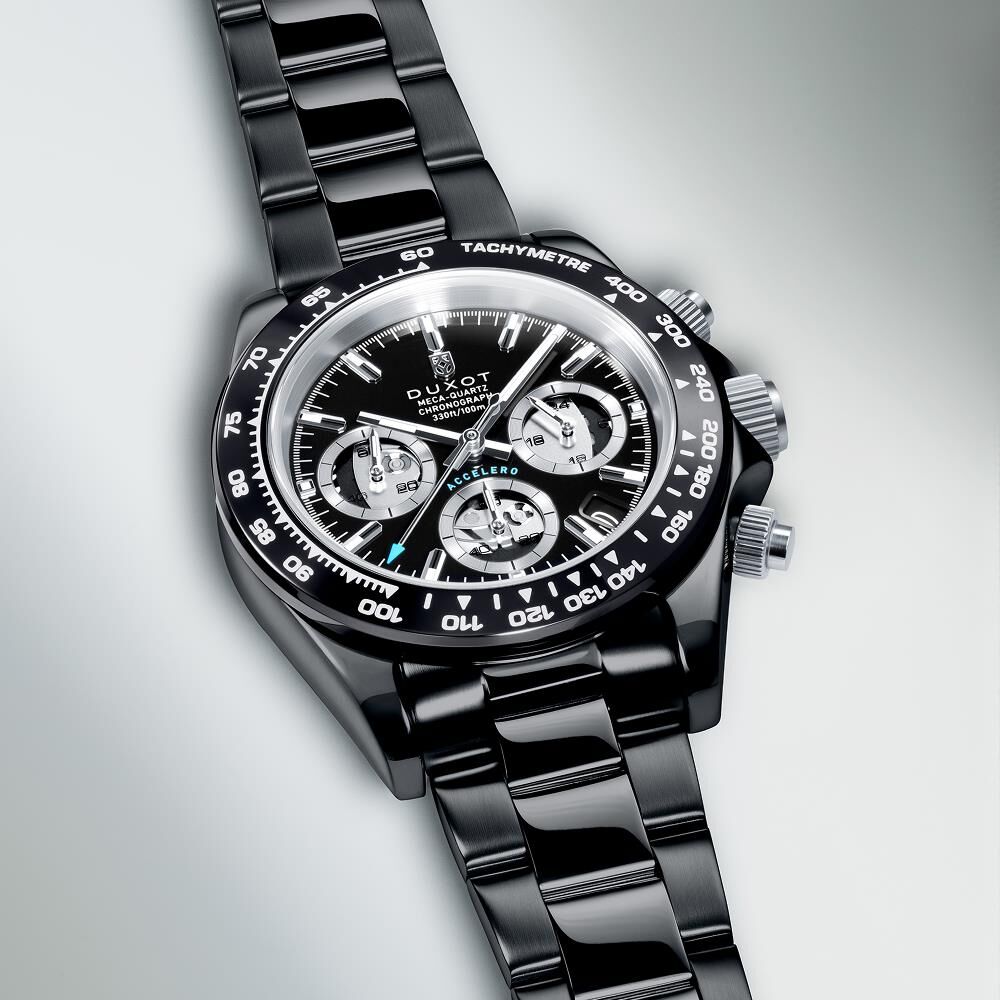 ACCELERO CHRONOGRAPH COMPAX SKELETON EDITION DX-2065-GG (Seiko VK63 Mekanizmalı) Erkek Kol Saati - 3