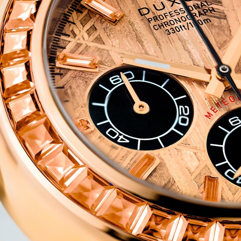 ACCELERO METEORITE CHRONOGRAPH LIMITED EDITION DX-2071-44 (Seiko VK63 Mekanizmalı) Erkek Kol Saati - 3