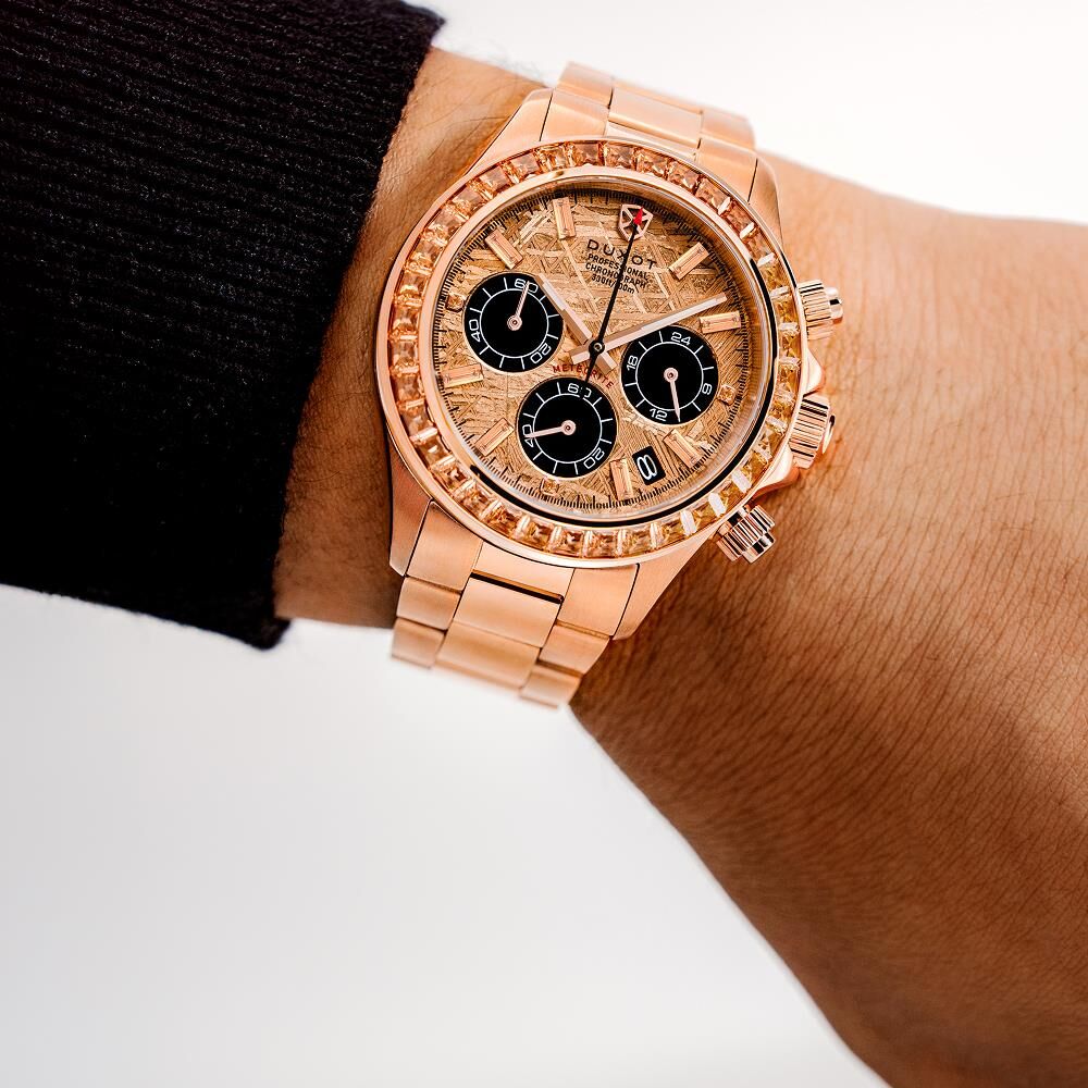 ACCELERO METEORITE CHRONOGRAPH LIMITED EDITION DX-2071-44 (Seiko VK63 Mekanizmalı) Erkek Kol Saati - 4
