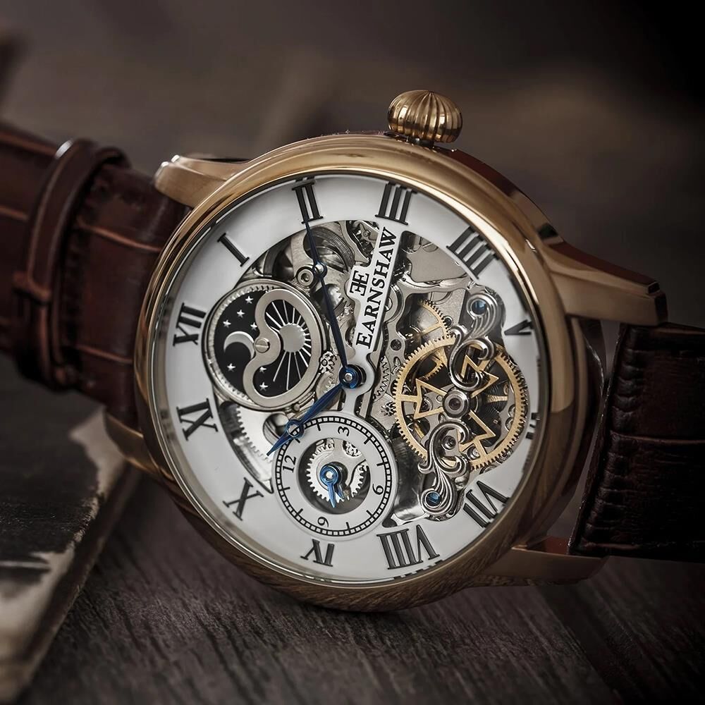 LONGITUDE AUTOMATIC SKELETON ES-8006-02 Erkek Kol Saati