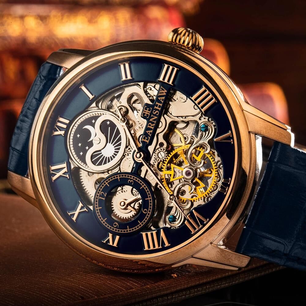 LONGITUDE AUTOMATIC SKELETON ES-8006-0A Erkek Kol Saati