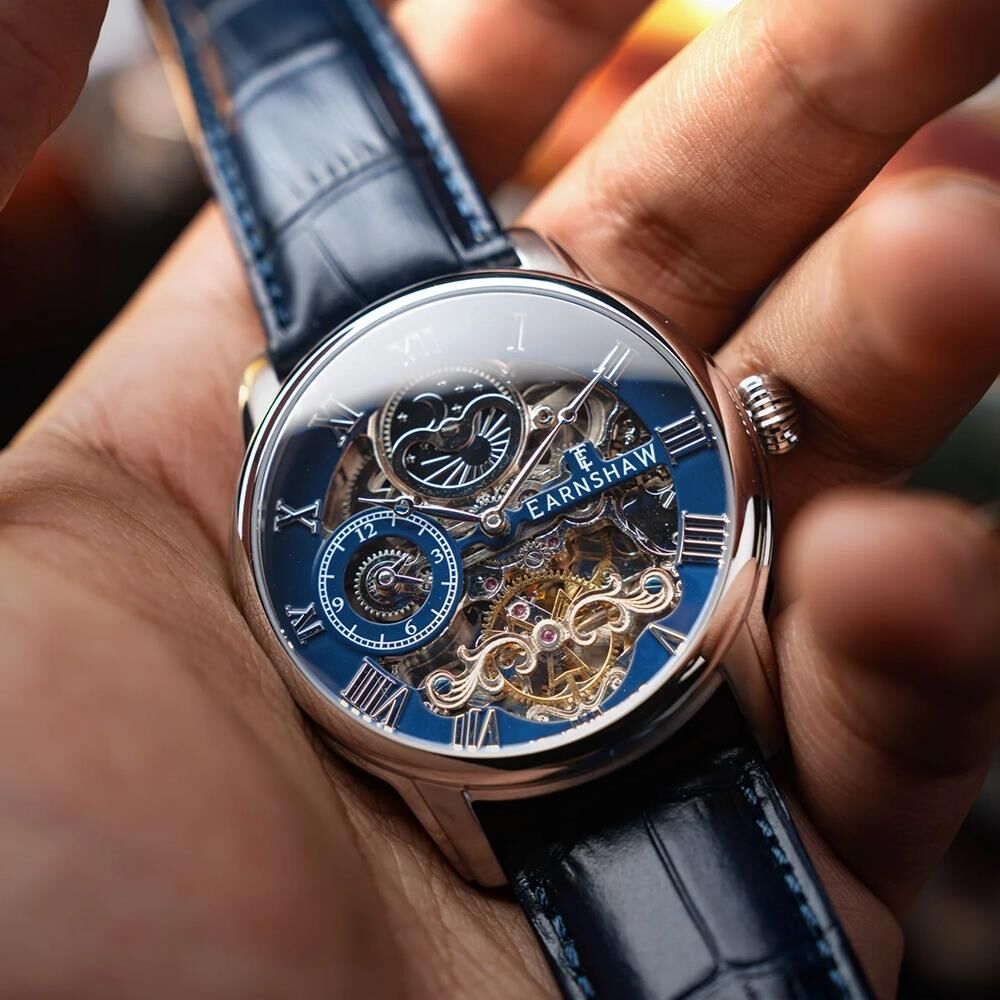 LONGITUDE AUTOMATIC SKELETON ES-8006-0C Erkek Kol Saati