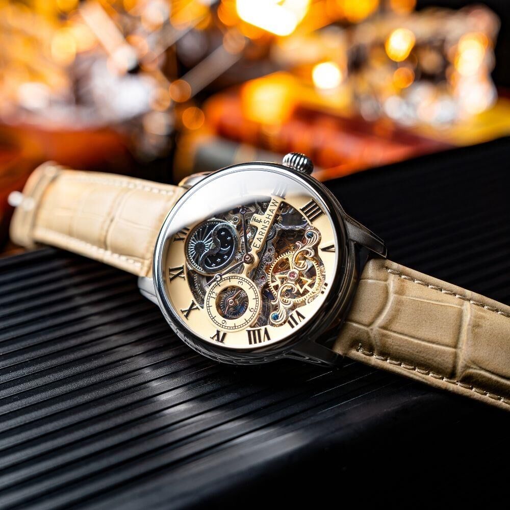 LONGITUDE AUTOMATIC SKELETON ES-8006-0D Erkek Kol Saati