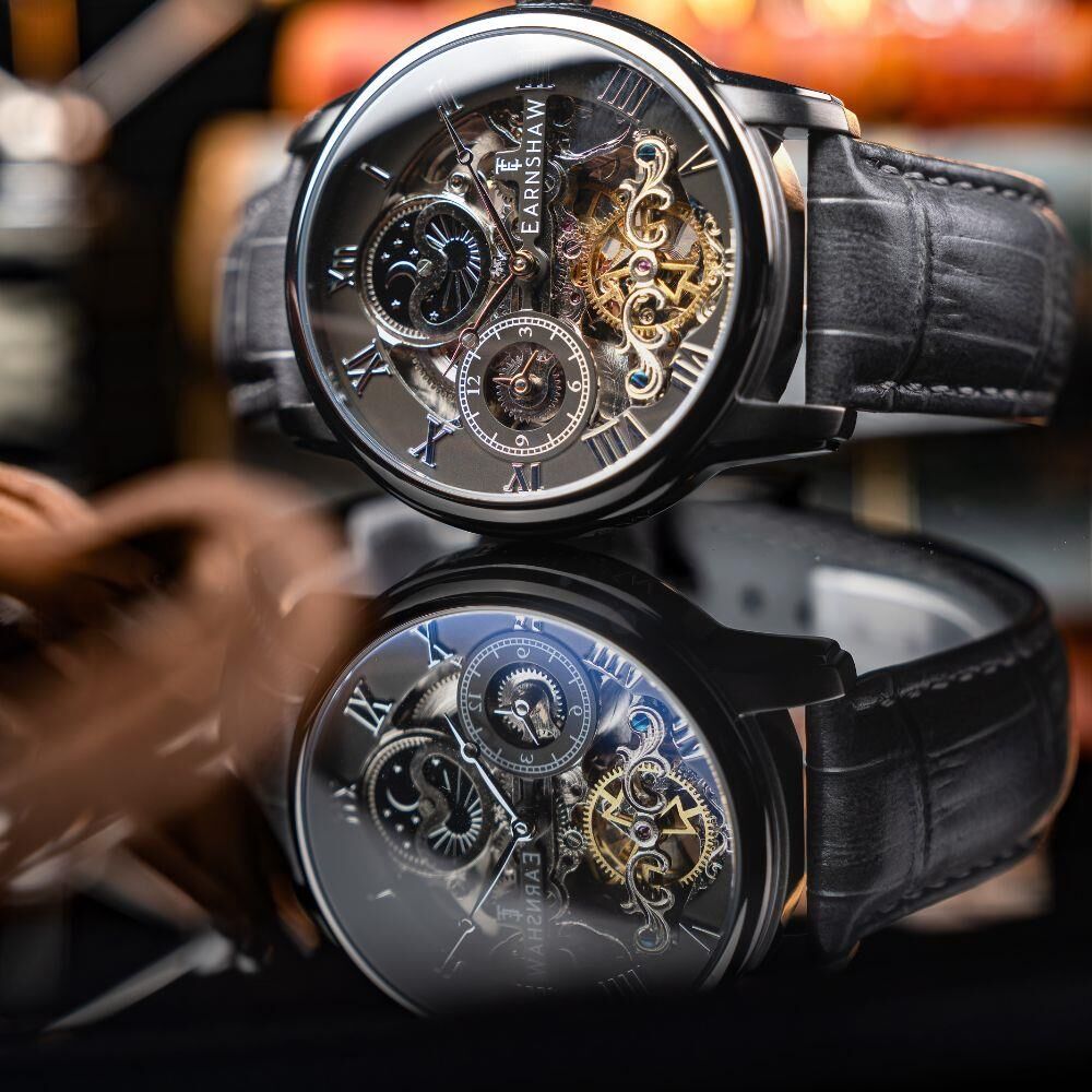 LONGITUDE AUTOMATIC SKELETON ES-8006-0F Erkek Kol Saati