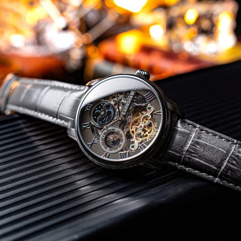 LONGITUDE AUTOMATIC SKELETON ES-8006-0F Erkek Kol Saati