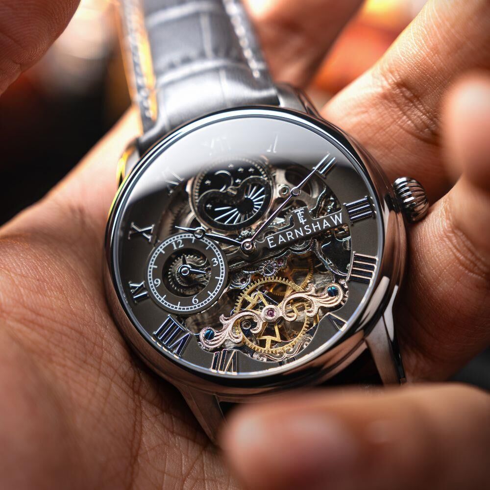 LONGITUDE AUTOMATIC SKELETON ES-8006-0F Erkek Kol Saati