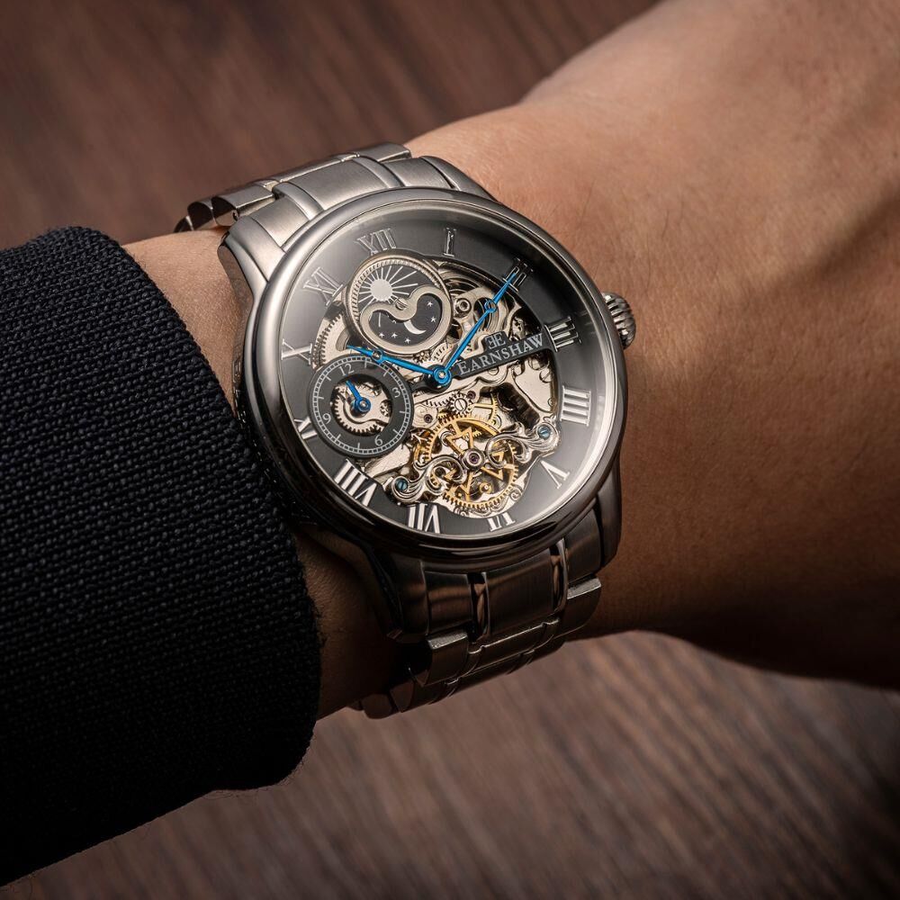 LONGITUDE AUTOMATIC SKELETON ES-8006-11 Erkek Kol Saati