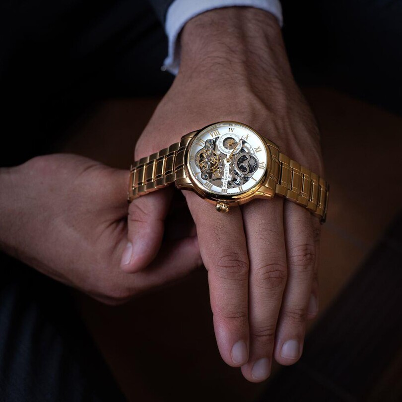 LONGITUDE AUTOMATIC SKELETON ES-8006-22 Erkek Kol Saati - Thumbnail