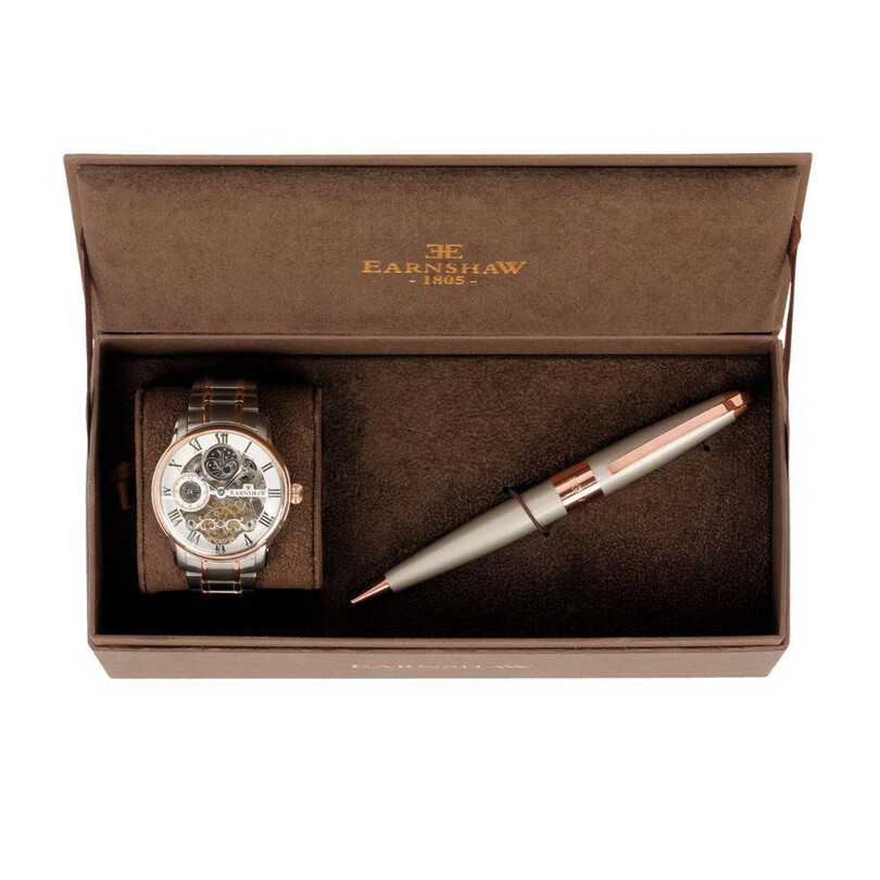 LONGITUDE AUTOMATIC SKELETON ES-8006-33 Erkek Kol Saati - Thumbnail