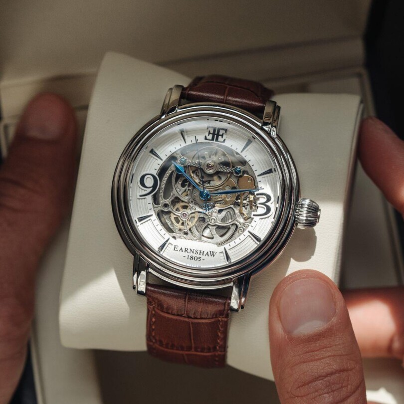 LONGCASE GRANDE SKELETON AUTOMATIC ES-8011-01 Erkek Kol Saati - Thumbnail