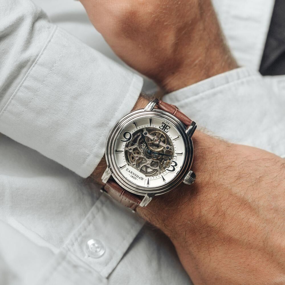 LONGCASE GRANDE SKELETON AUTOMATIC ES-8011-01 Erkek Kol Saati