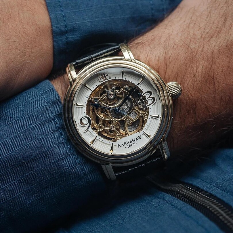 LONGCASE GRANDE SKELETON AUTOMATIC ES-8011-04 Erkek Kol Saati - Thumbnail