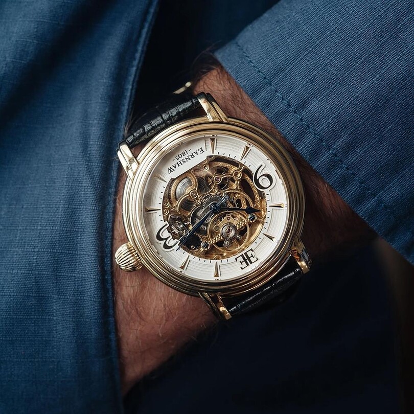 LONGCASE GRANDE SKELETON AUTOMATIC ES-8011-04 Erkek Kol Saati - Thumbnail