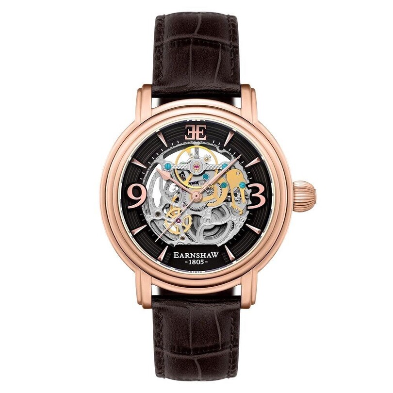 LONGCASE GRANDE SKELETON AUTOMATIC ES-8011-07 Erkek Kol Saati - Thumbnail