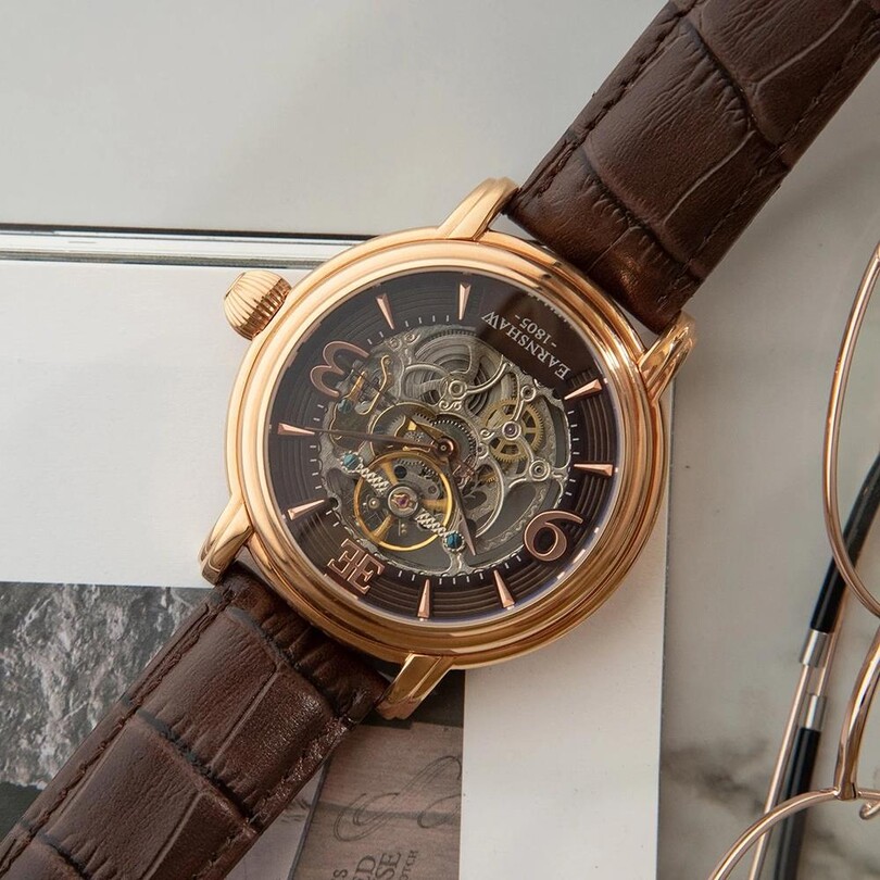 LONGCASE GRANDE SKELETON AUTOMATIC ES-8011-07 Erkek Kol Saati - Thumbnail