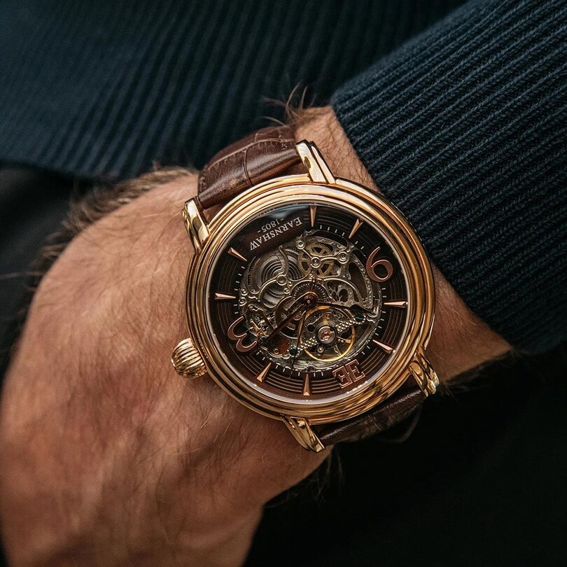 LONGCASE GRANDE SKELETON AUTOMATIC ES-8011-07 Erkek Kol Saati - Thumbnail