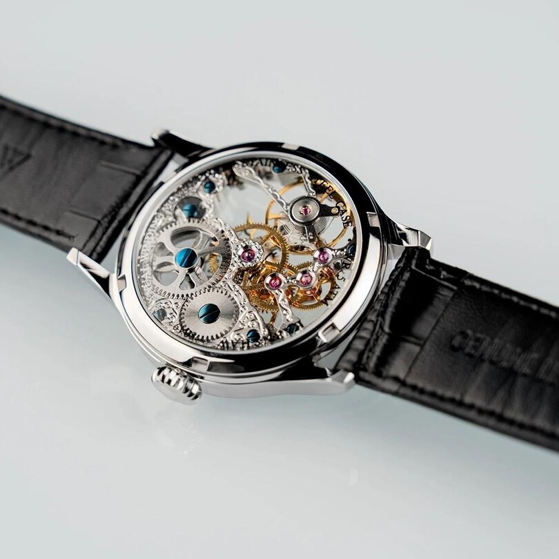 BAUER MECHANICAL SKELETON ES-8049-01 Erkek Kol Saati - Thumbnail