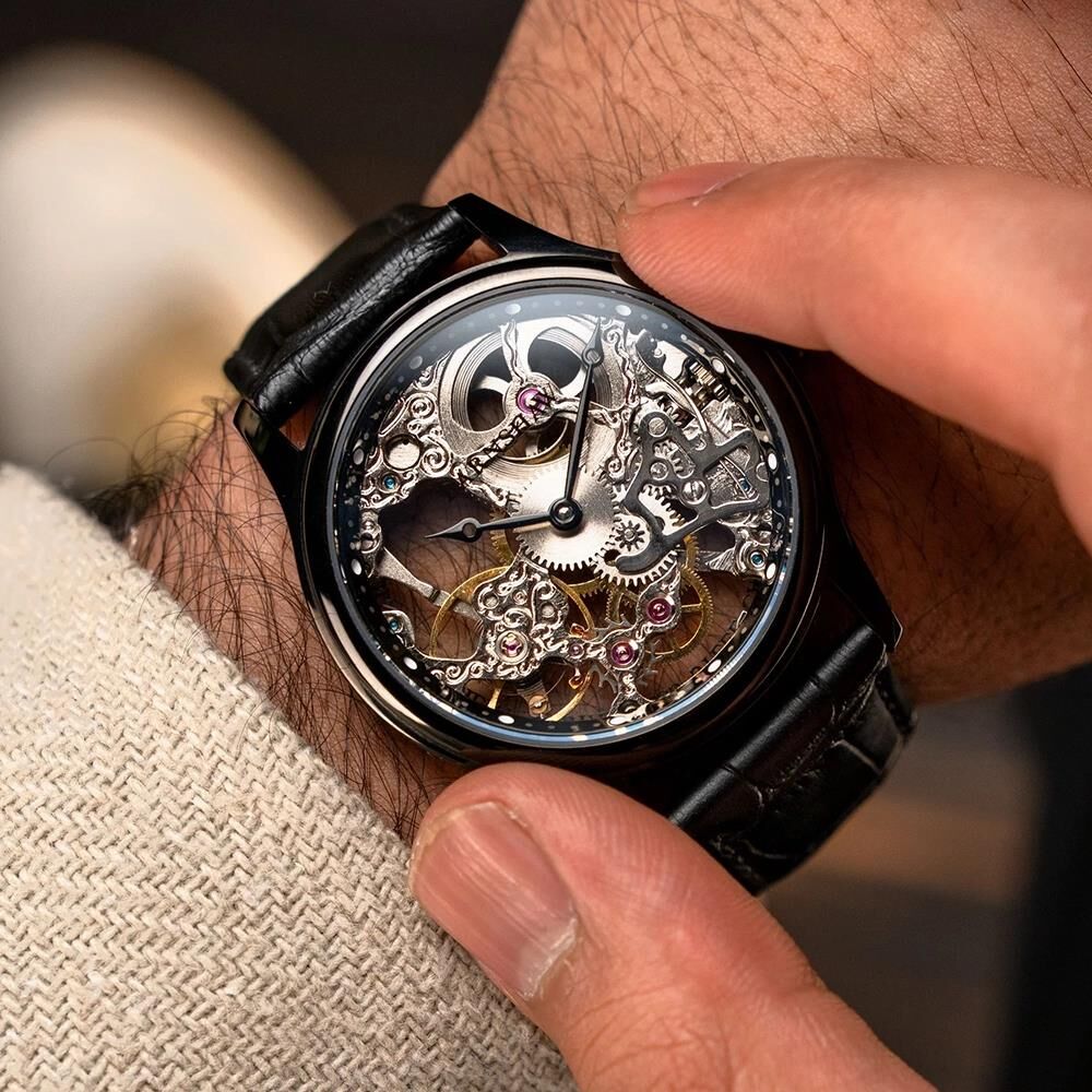 BAUER MECHANICAL SKELETON ES-8049-04 Erkek Kol Saati