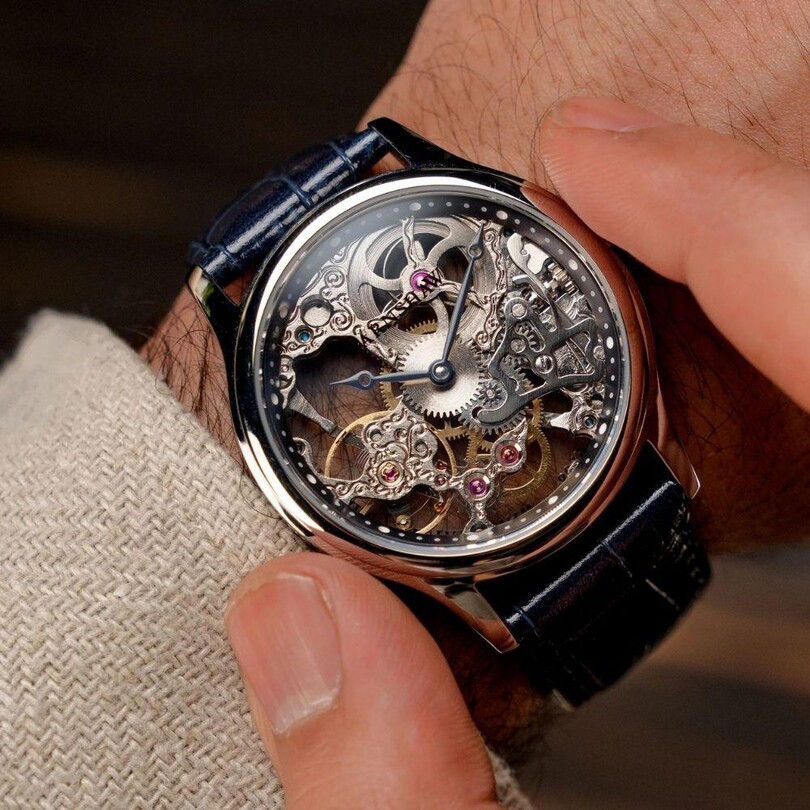 BAUER MECHANICAL SKELETON ES-8049-06 Erkek Kol Saati - Thumbnail