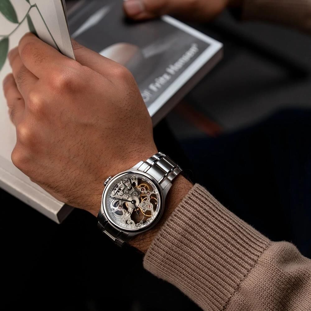 BAUER MECHANICAL SKELETON ES-8049-11 Erkek Kol Saati