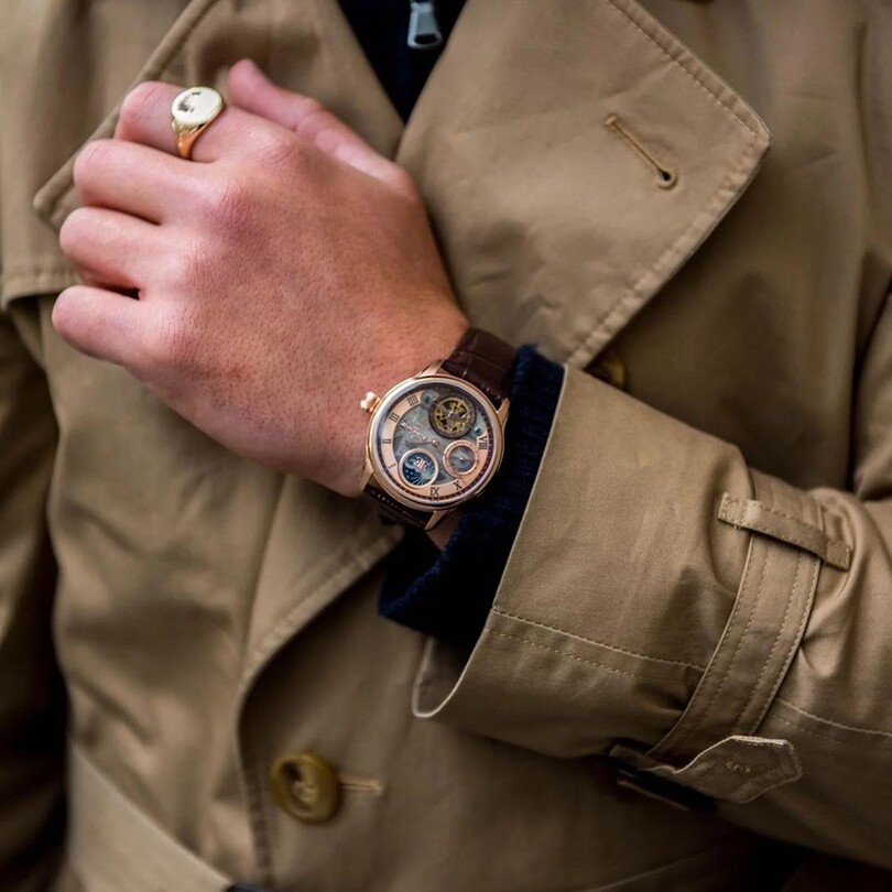 LONGITUDE SHADOW AUTOMATIC ES-8063-02 Erkek Kol Saati - Thumbnail