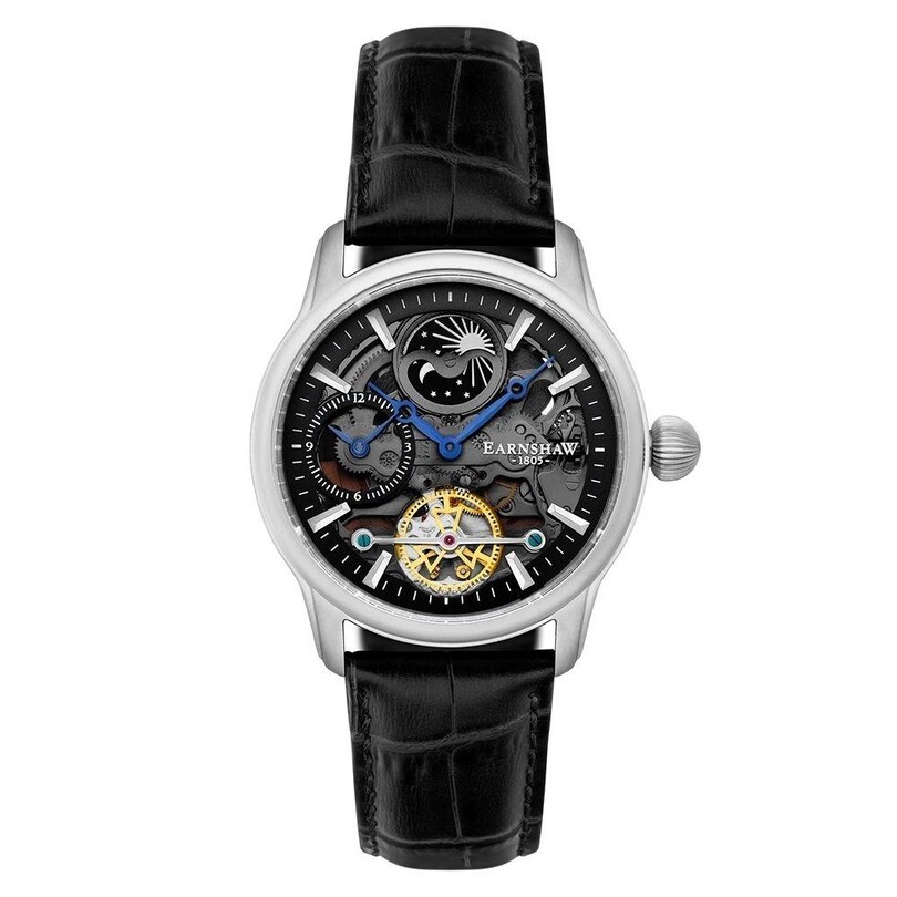 EARNSHAW - LONGITUDE SHADOW AUTOMATIC ES-8063-04 Erkek Kol Saati