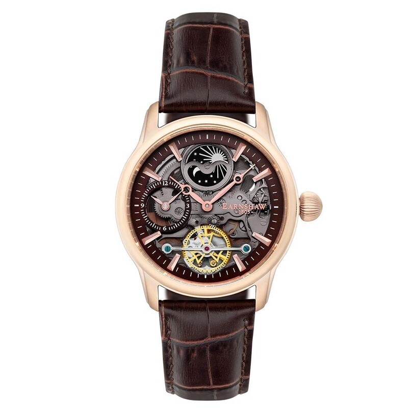 EARNSHAW - LONGITUDE SHADOW AUTOMATIC ES-8063-06 Erkek Kol Saati