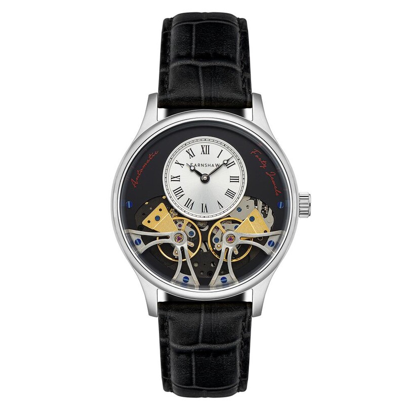 EARNSHAW - SCIENTISTS FARADAY DOUBLE BARREL Otomatik ES-8179-01 Erkek Kol Saati