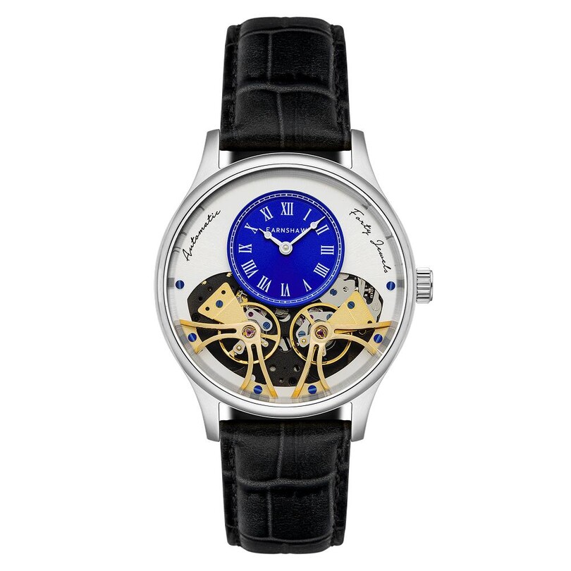 EARNSHAW - SCIENTISTS FARADAY DOUBLE BARREL Otomatik ES-8179-02 Erkek Kol Saati