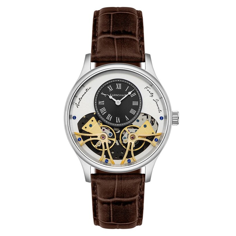 EARNSHAW - SCIENTISTS FARADAY DOUBLE BARREL Otomatik ES-8179-03 Erkek Kol Saati
